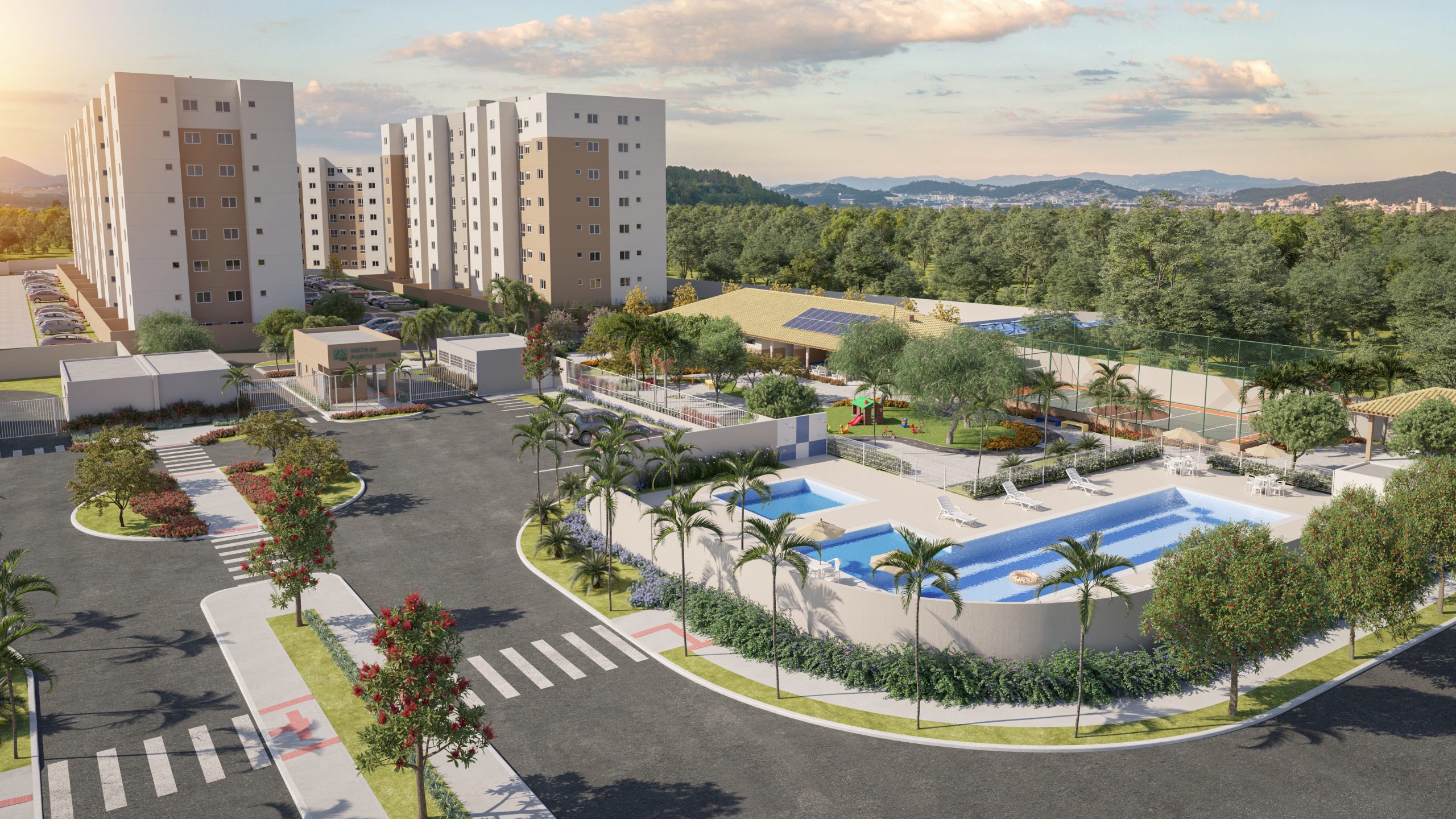 Vista de Porto Canoa Condomínio-Clube
