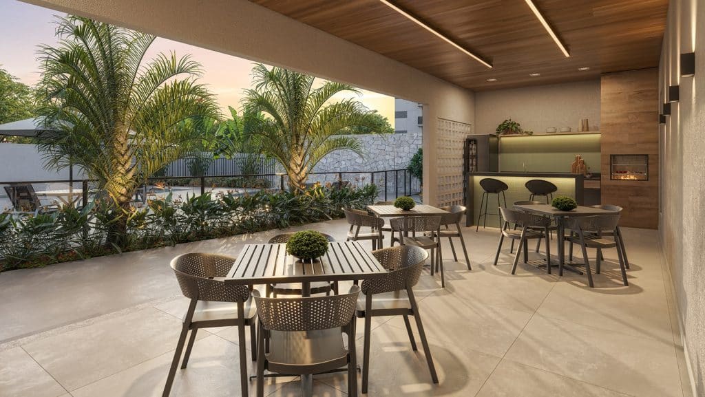 Perspectiva do novo Morada Vitória, empreendimento da Morar Construtora no bairro de Fátima, Serra.