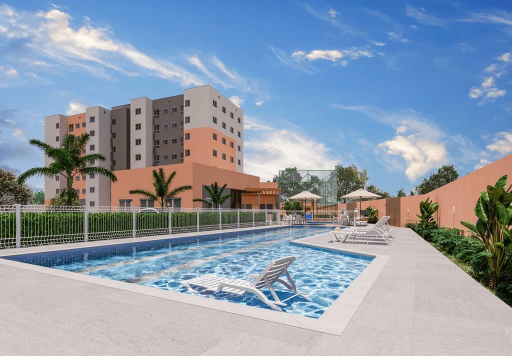 Área de lazer empreendimento Morar Construtora.